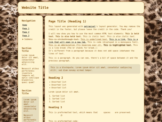 index screenshot