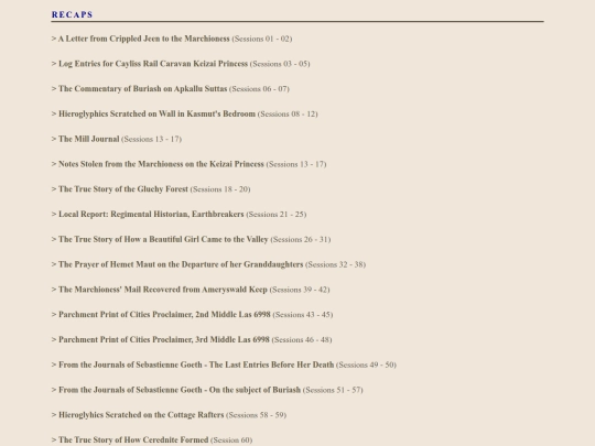 recaps screenshot