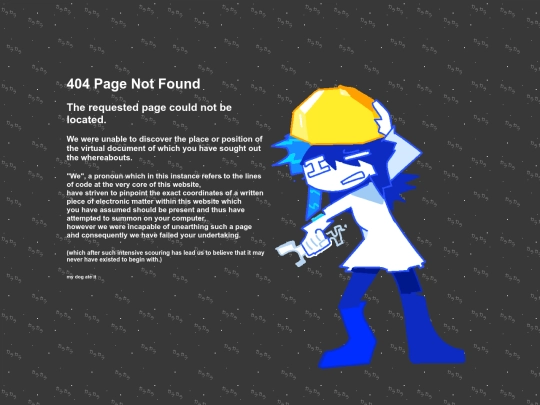not_found screenshot