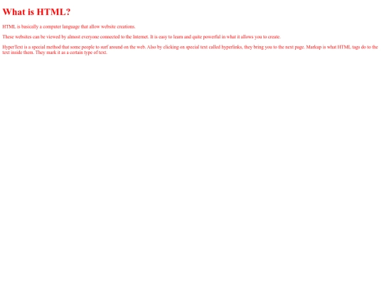 AllaboutHTML screenshot