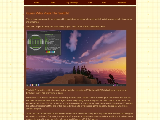 writings/SwitchedToLinux screenshot