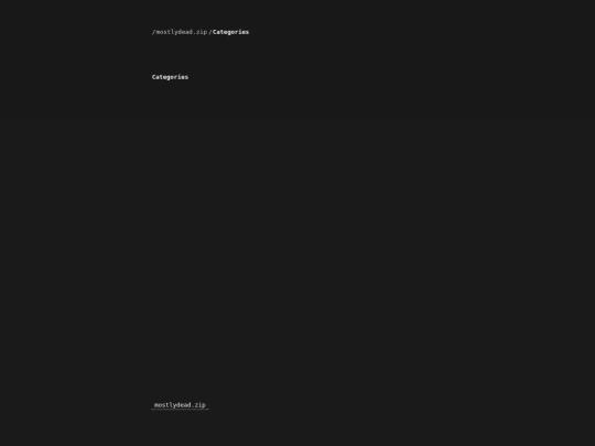 categories screenshot
