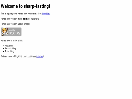 index screenshot