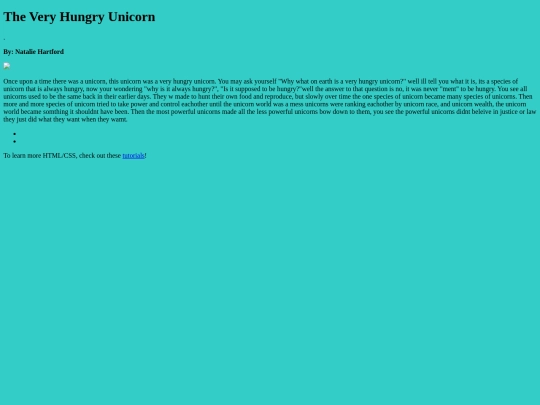 TheVeryHungryUnicorn screenshot