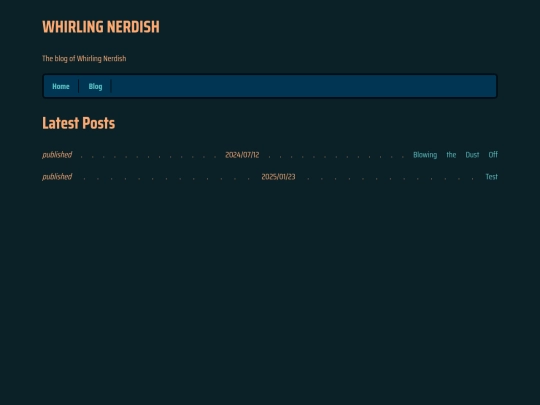 blog screenshot