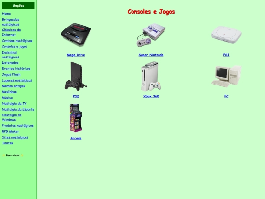 consoles screenshot
