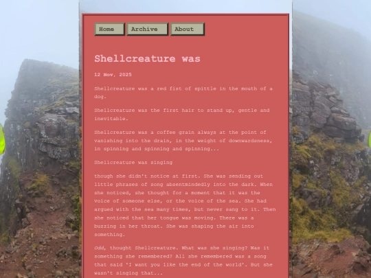 posts/2025-11-12-Shellcreature-was screenshot
