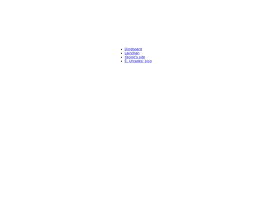 links screenshot