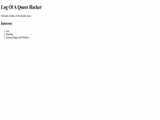 index screenshot