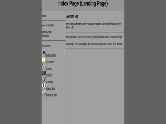 index screenshot