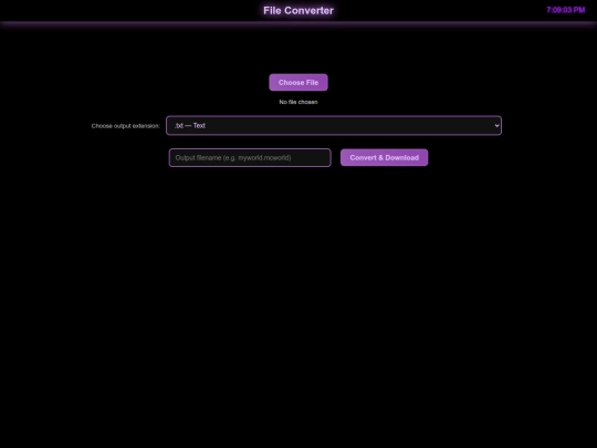 app/fileconverter screenshot