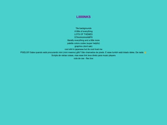 links screenshot