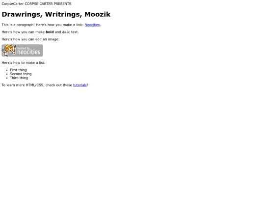index screenshot