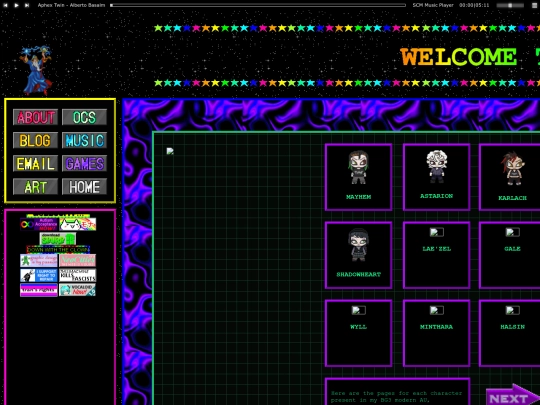 HTML/MG_CHARACTERS screenshot