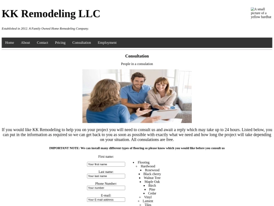 consultation screenshot