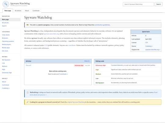 index screenshot