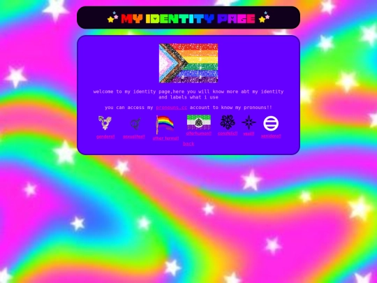identity screenshot