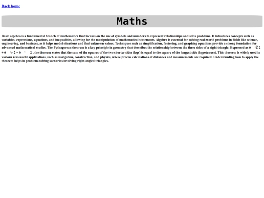 math screenshot