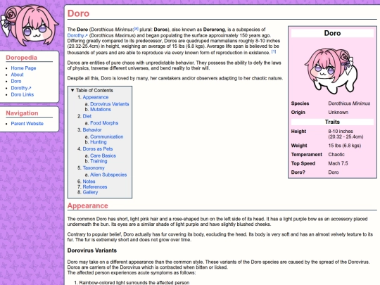 doropedia/doro screenshot