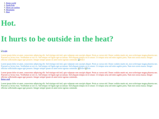 html days/day5 screenshot
