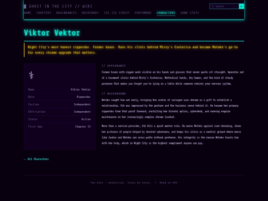 characters/viktor screenshot