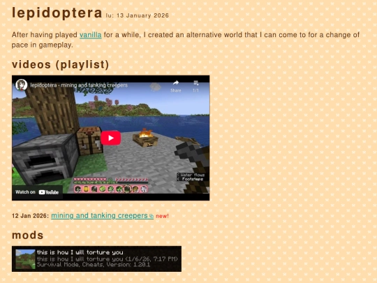 aorta/minecraft/lepidoptera screenshot
