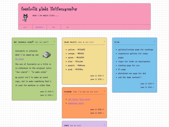 listfauxgraphy screenshot