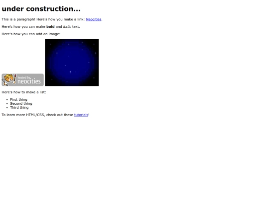 index screenshot
