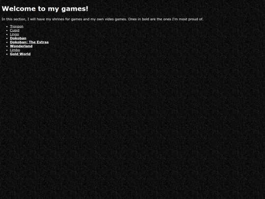 games screenshot