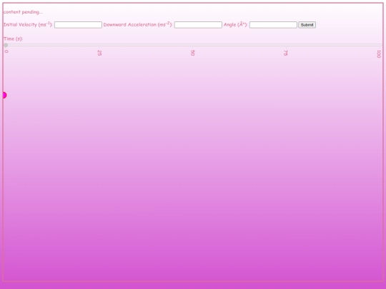 ProjectileSimulation screenshot