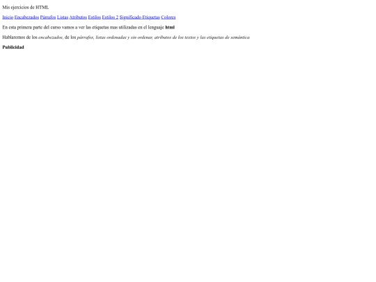 INICIO screenshot