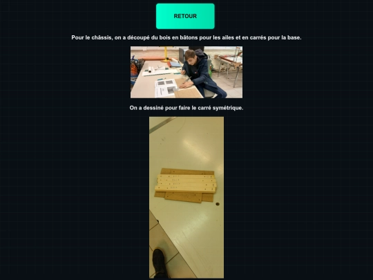 site web drone/chasssis screenshot