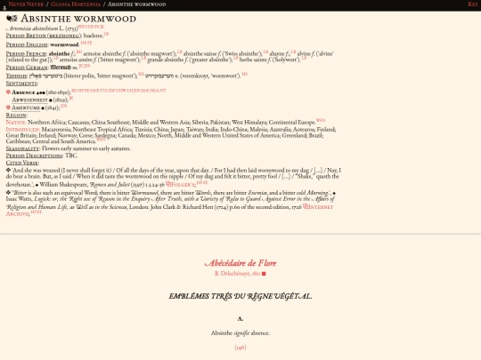 glossahortensia/artemisia_absinthium screenshot