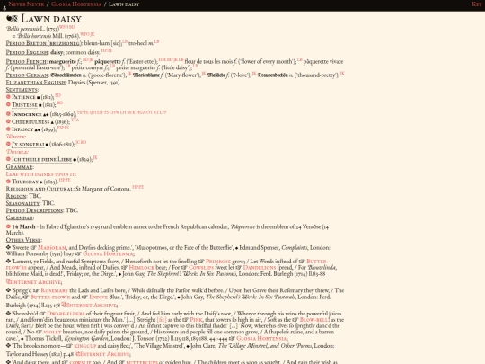 glossahortensia/bellis_perennis screenshot