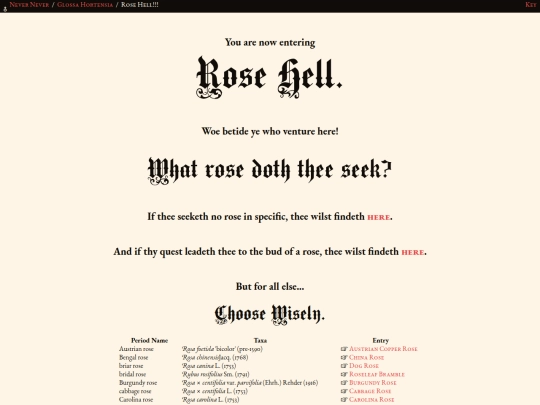 glossahortensia/rosehell screenshot