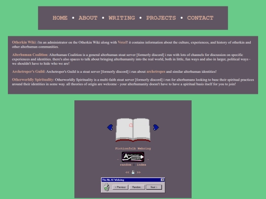 projects screenshot