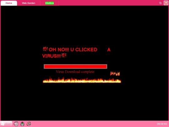 virus screenshot