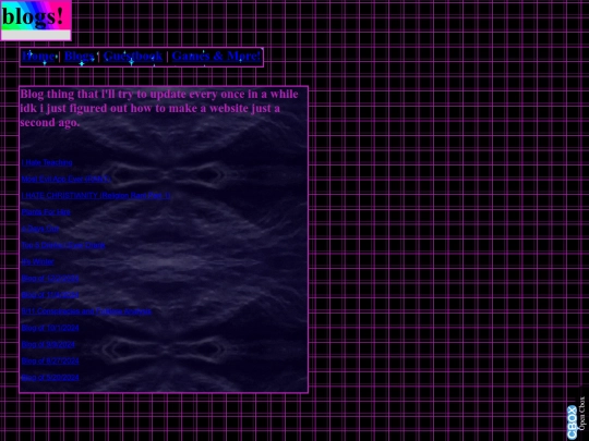 blog screenshot