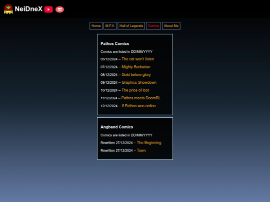 comics screenshot