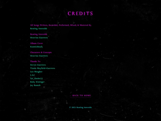 credits screenshot