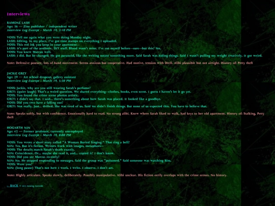 interviews screenshot