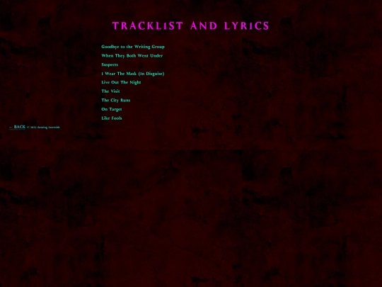 tracklist screenshot