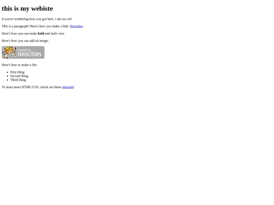 index screenshot
