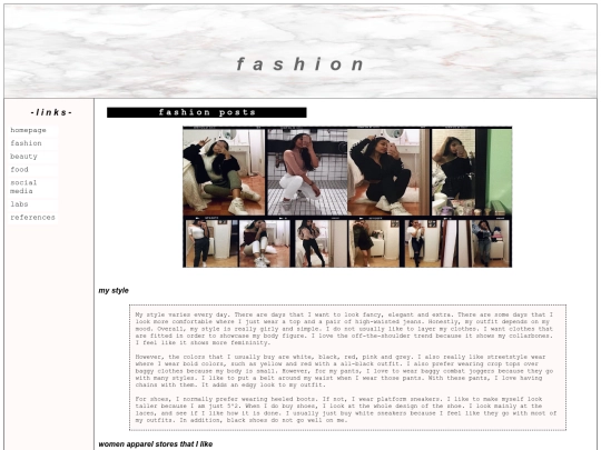 fashion screenshot