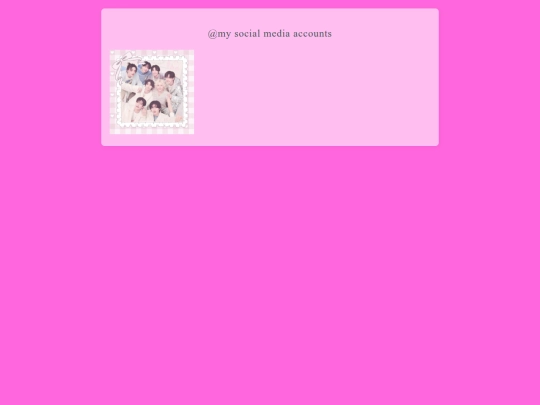 socials screenshot