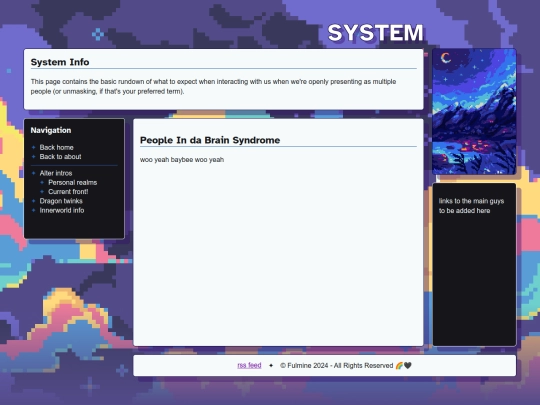 sys screenshot