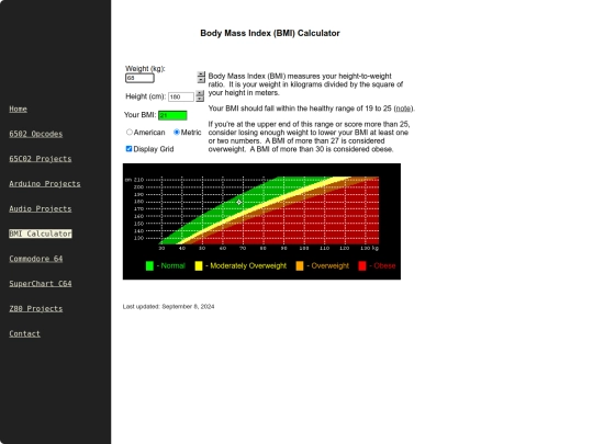 bmi/bmi_m screenshot