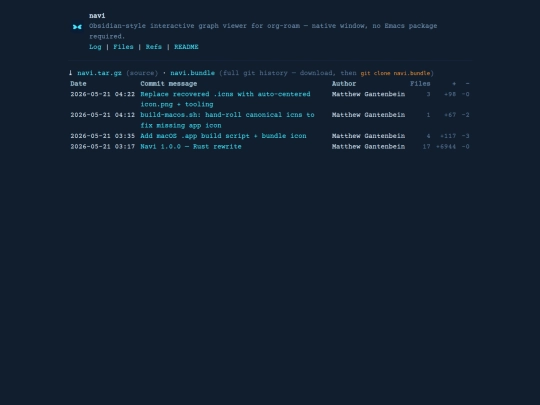 git/navi screenshot