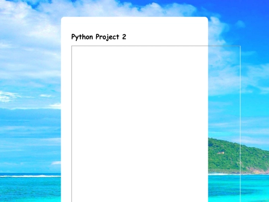 python/pythonproject2 screenshot