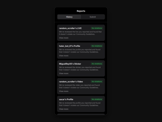 Review screenshot
